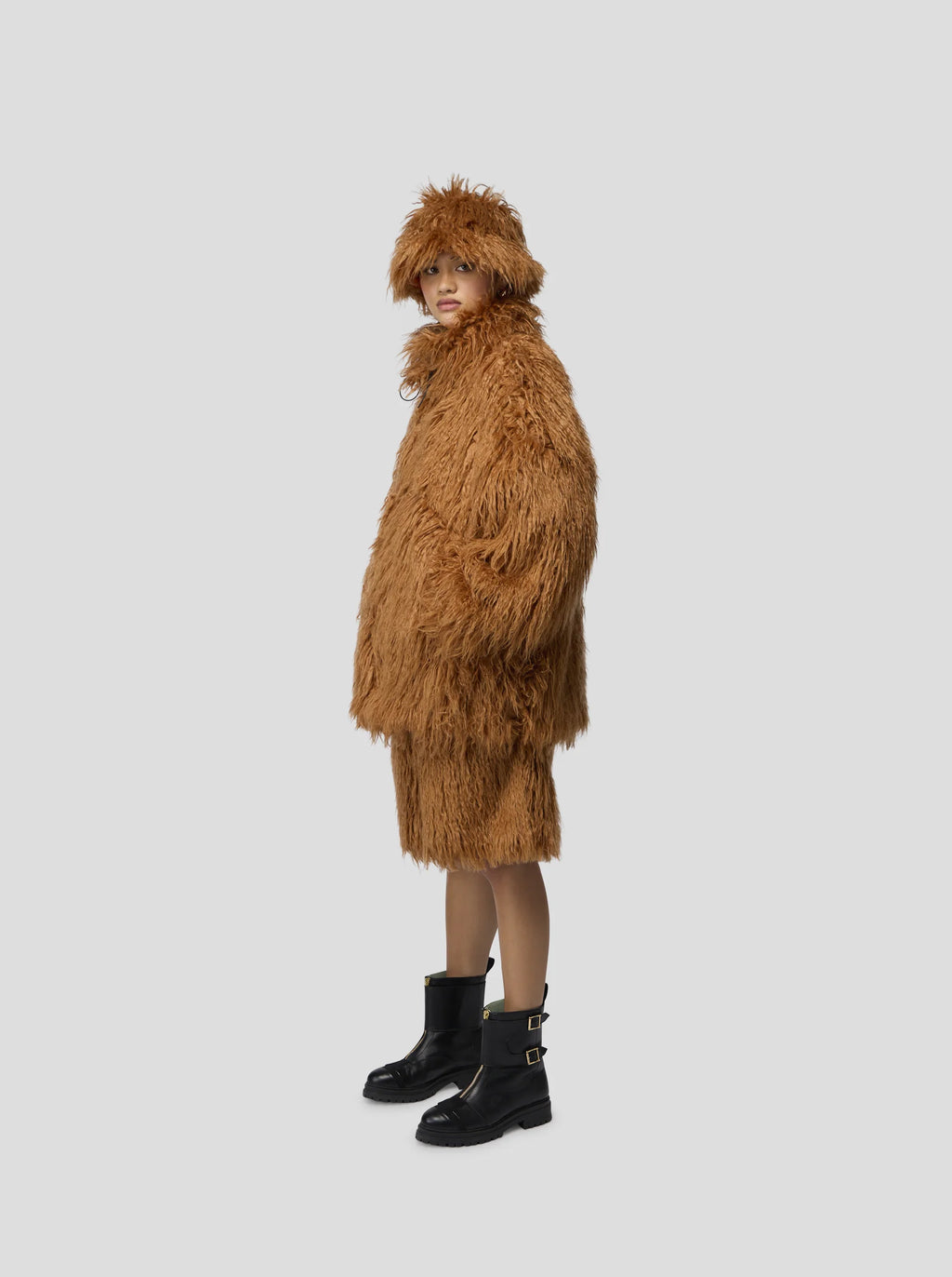 Fleece Glazer In Fire Grizzly Fur