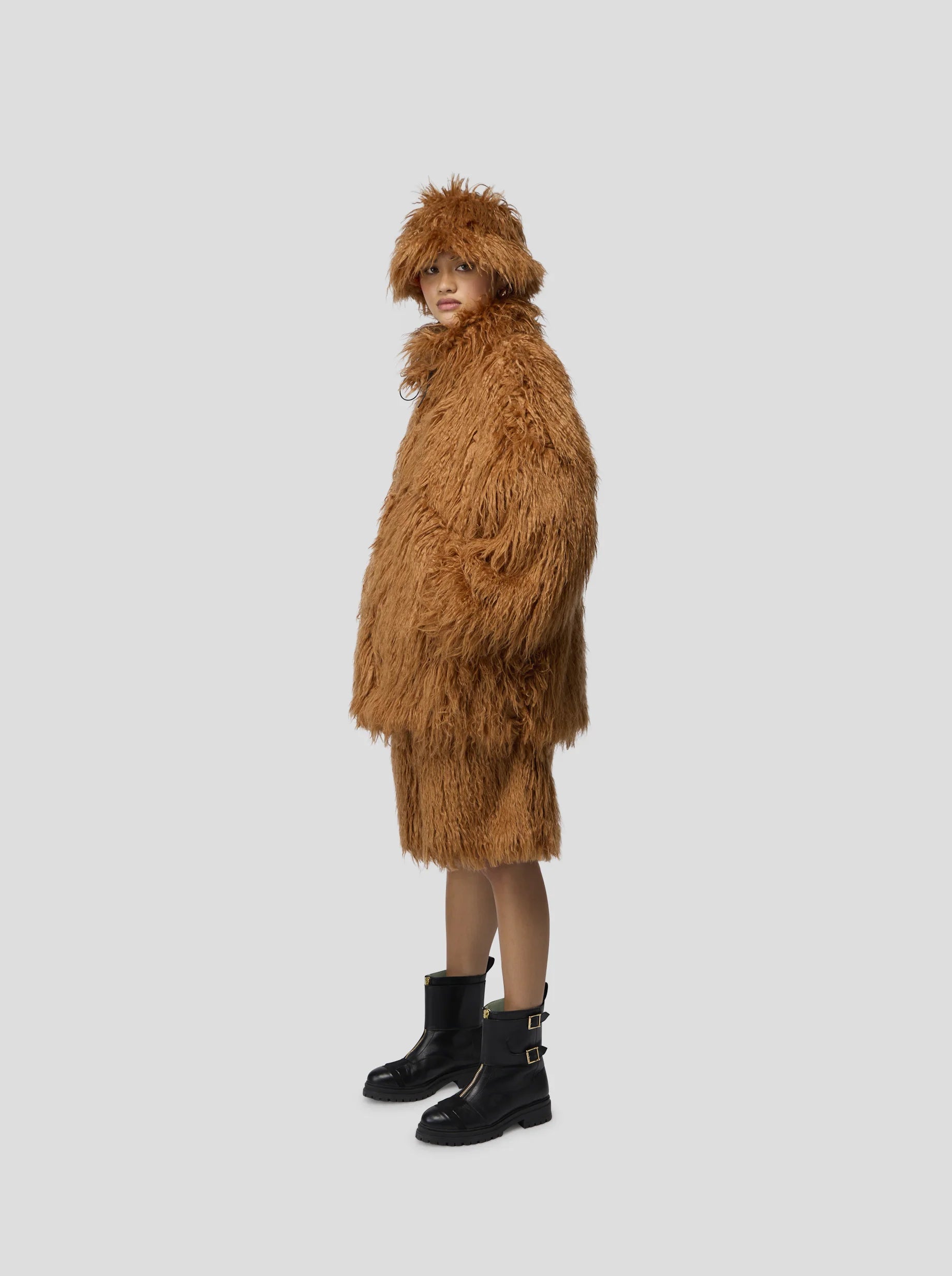Fleece Glazer In Fire Grizzly Fur