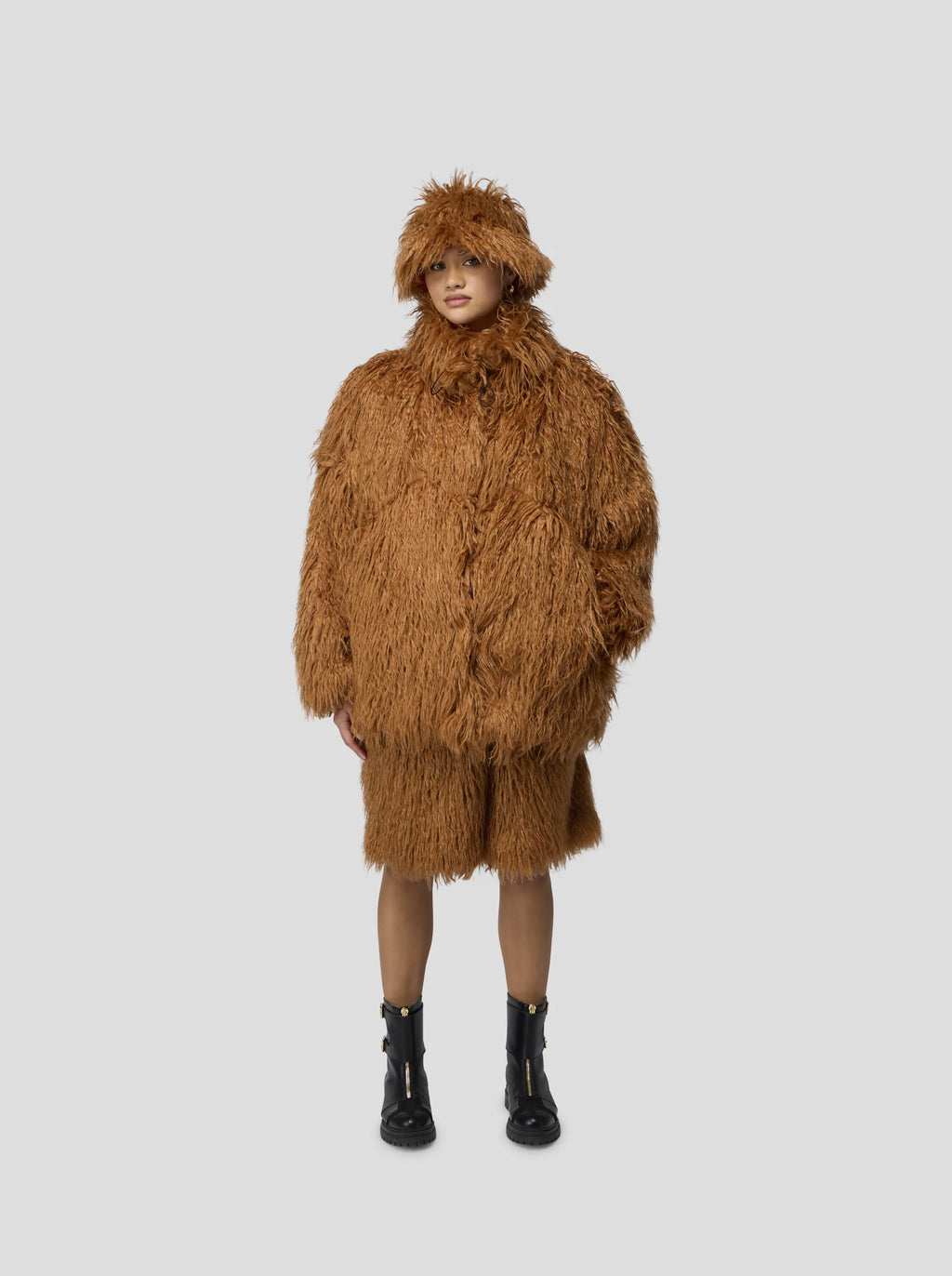 Fleece Glazer In Fire Grizzly Fur
