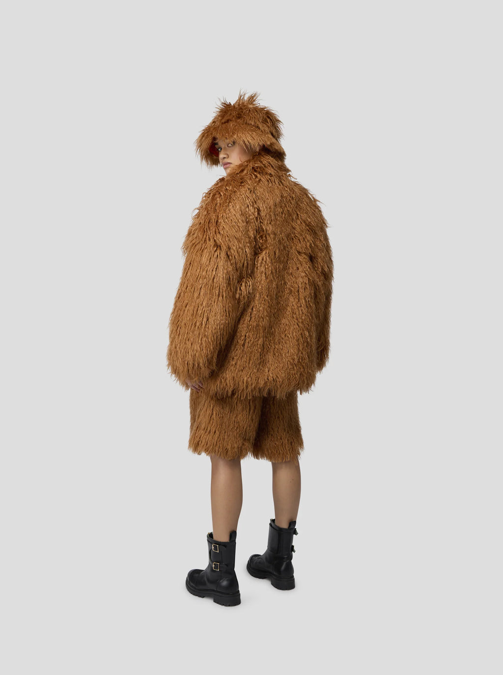 Fleece Glazer In Fire Grizzly Fur