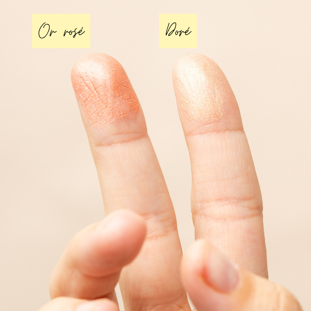 Pomponne Fantastick Highlighter swatch comparison