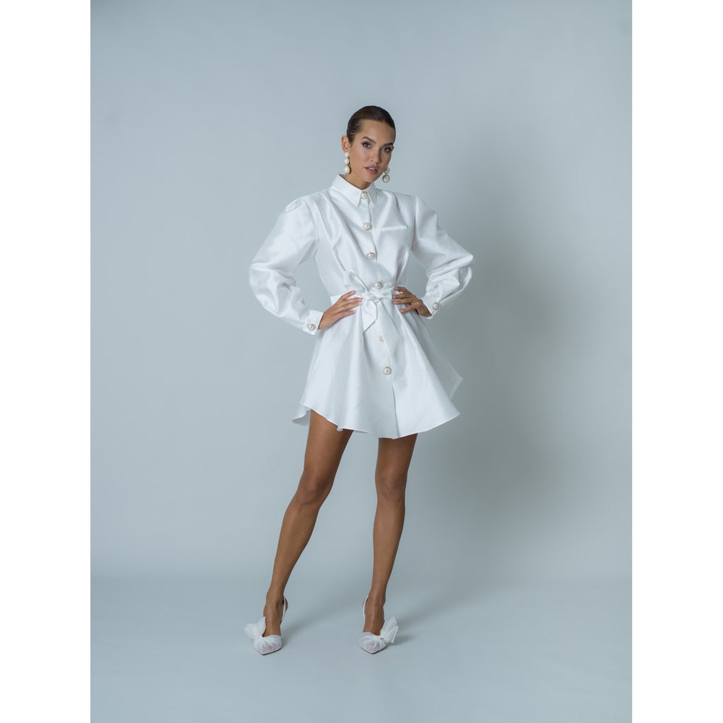 Robe Popelin - Blanc