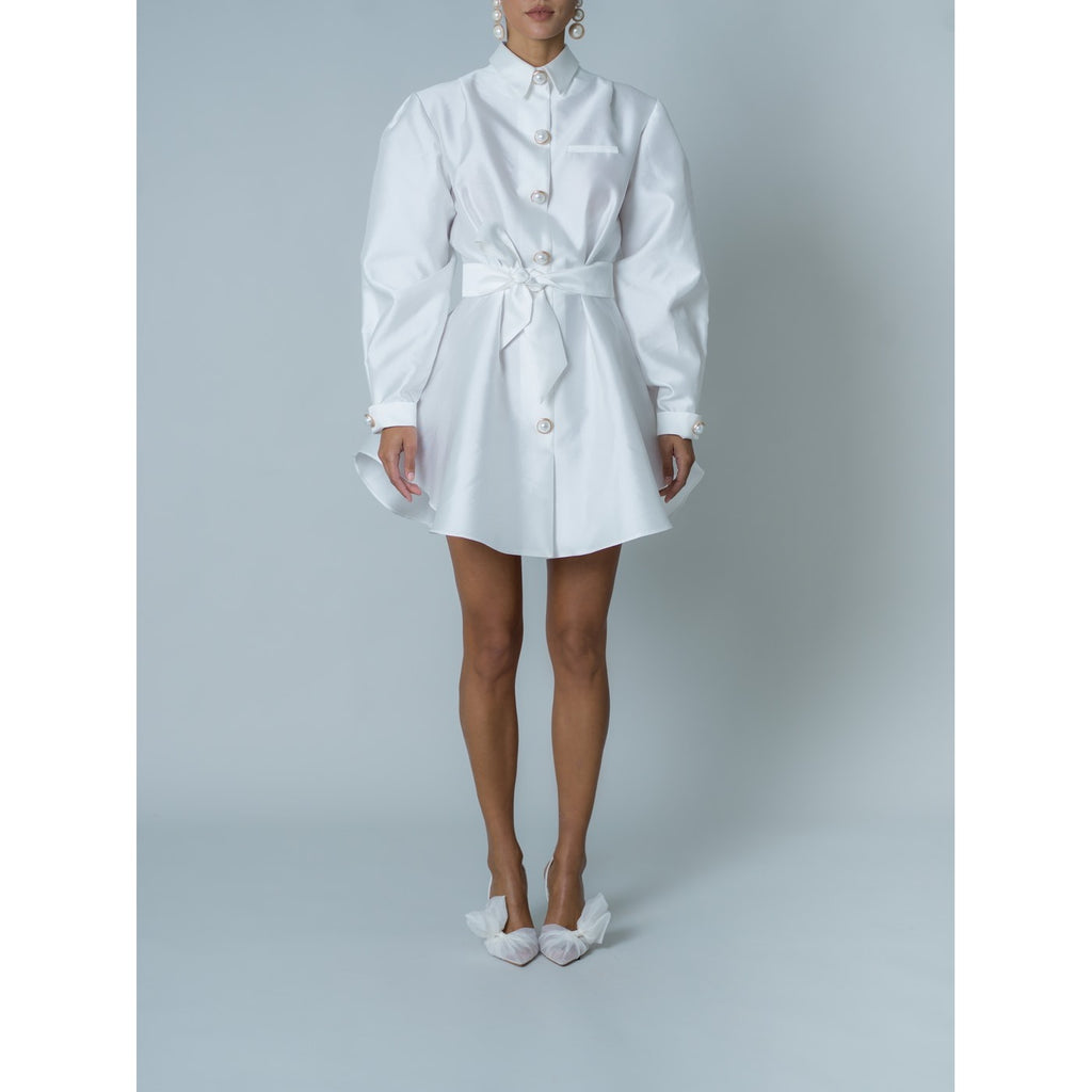 Robe Popelin - Blanc