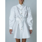 Robe Popelin - Blanc