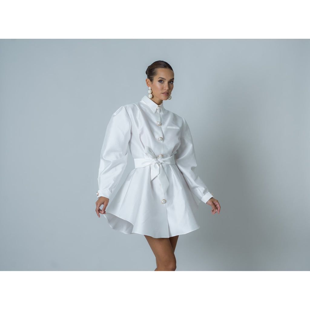 Robe Popelin - Blanc