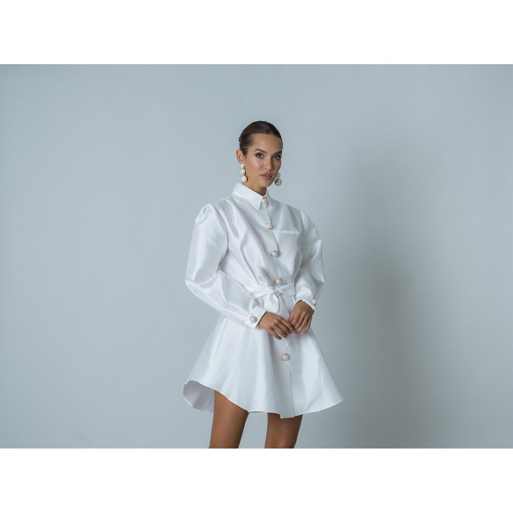 Robe Popelin - Blanc