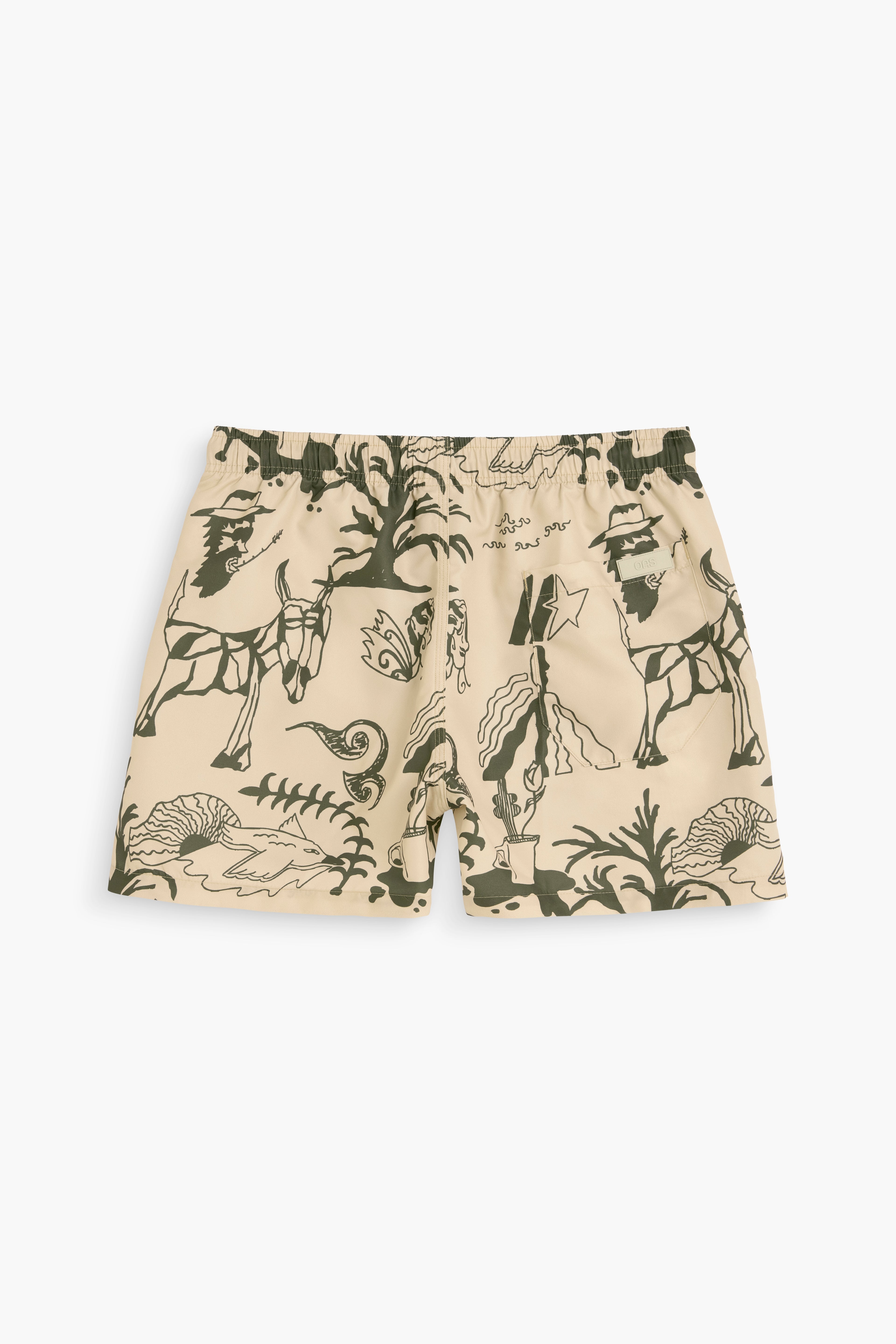 Short De Bain Poplan - Beige