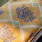 Hindi - Porte-Monnaie - Velours - Doré