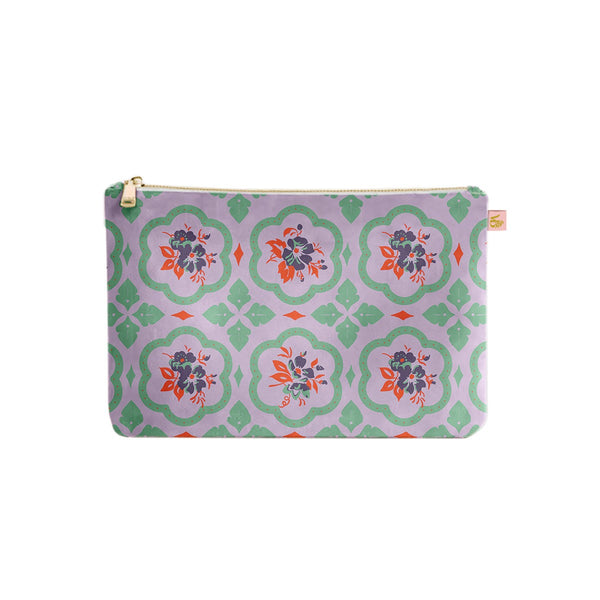 Porte-Monnaie Velours Mona Lila