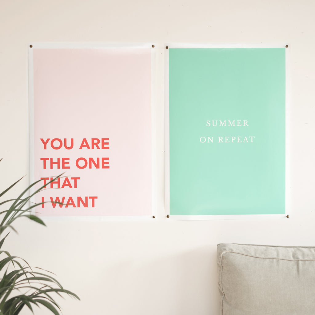 XL Text Poster