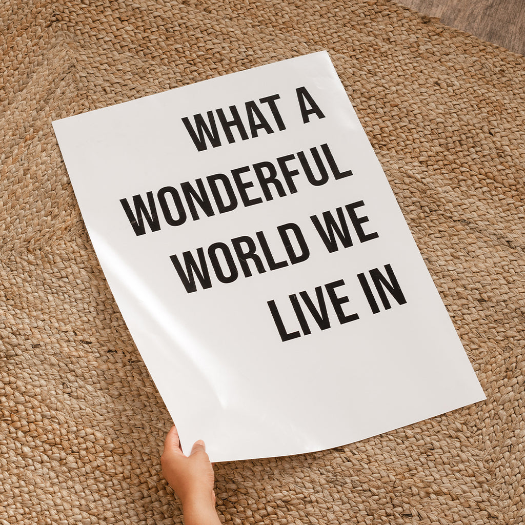 XL Text Poster
