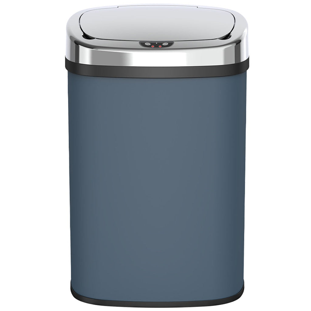 Papelera automática Majestic de acero inoxidable - 58L - Gris