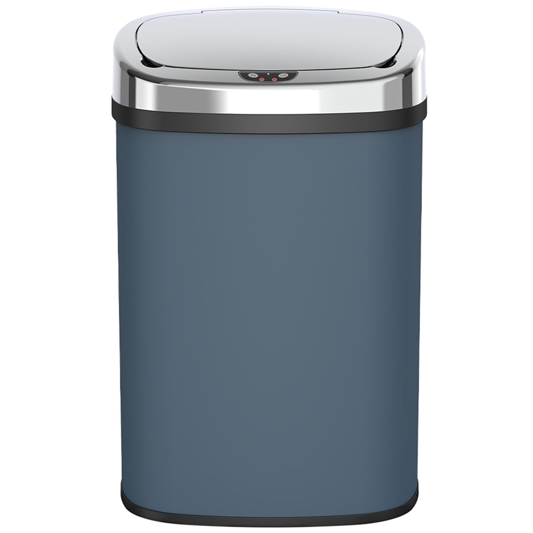 Papelera automática Majestic de acero inoxidable - 58L - Gris