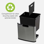 Narvik Automatic Sorting Bin - 75L - Black