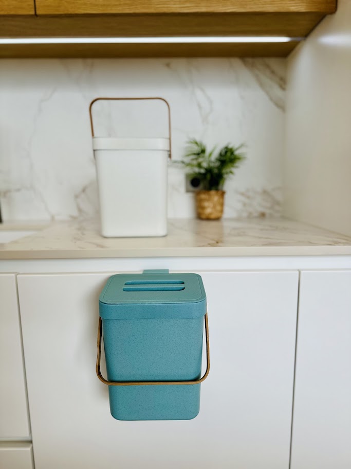 Poubelle De Table À Compost Boden - 5L - Bleu