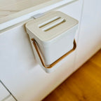 Boden - Cubo de compost de mesa 5L - Plástico reciclado - Blanco