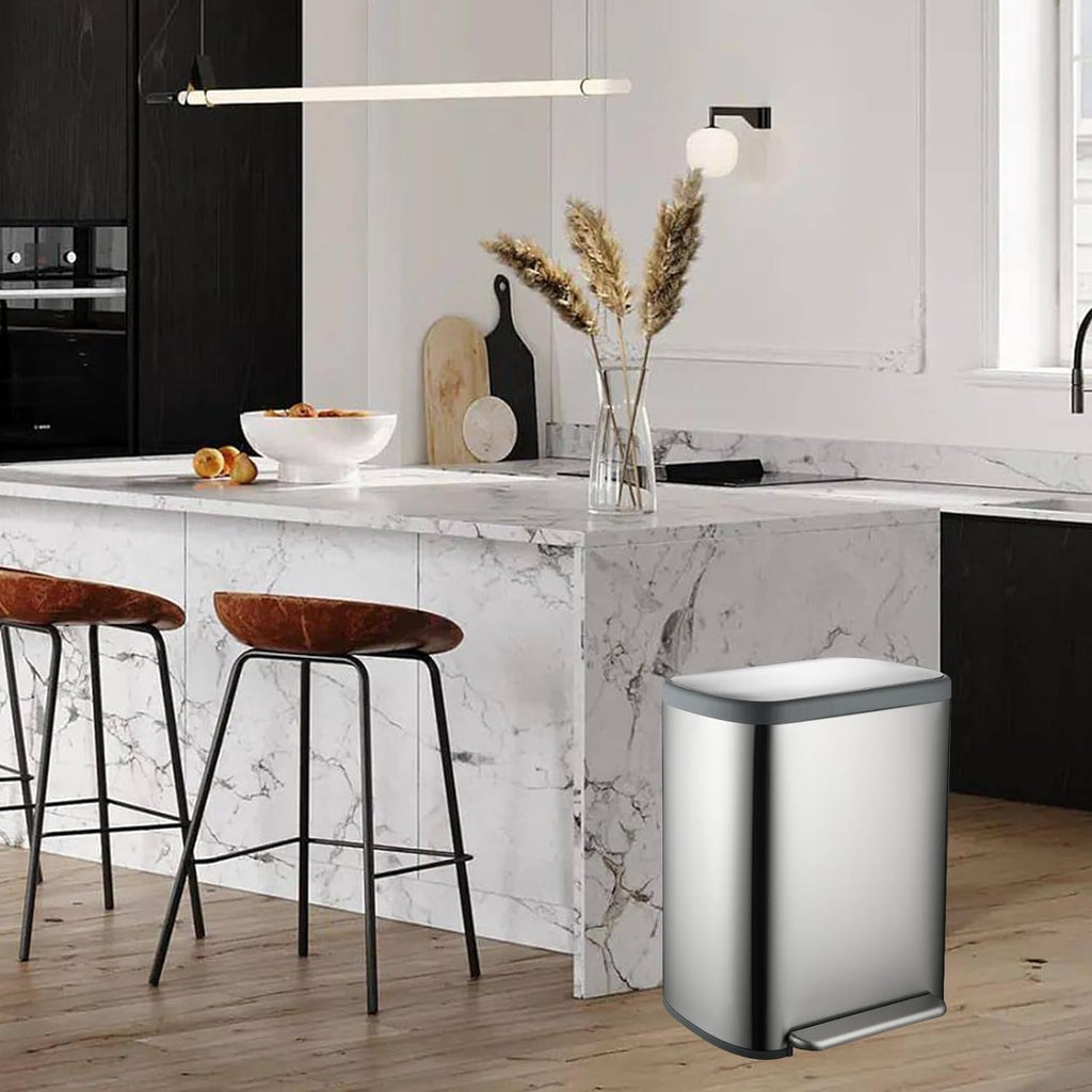 Empire 60L Selective Sorting Bin - Stainless Steel