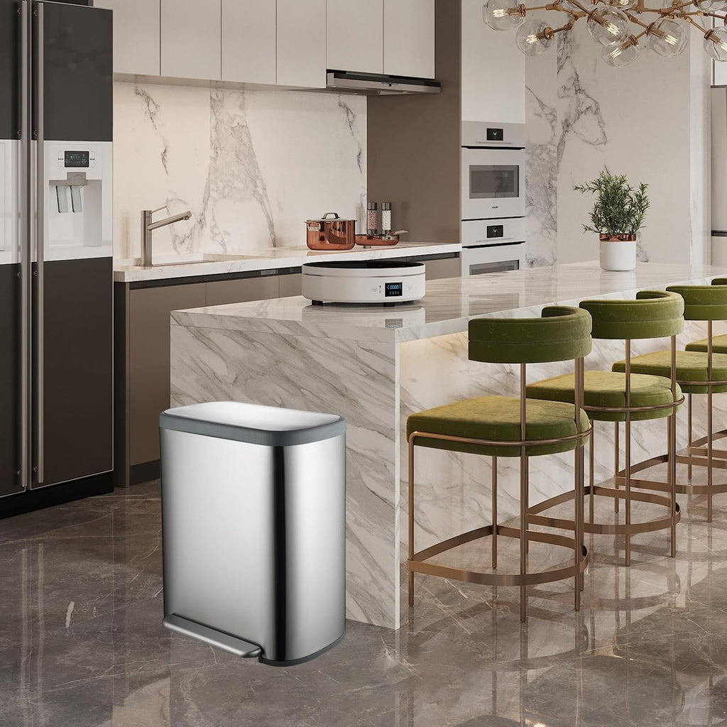 Empire 60L Selective Sorting Bin - Stainless Steel