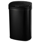 Majestic - Cubo de basura automático de acero inoxidable 58L - Acero inoxidable - Negro
