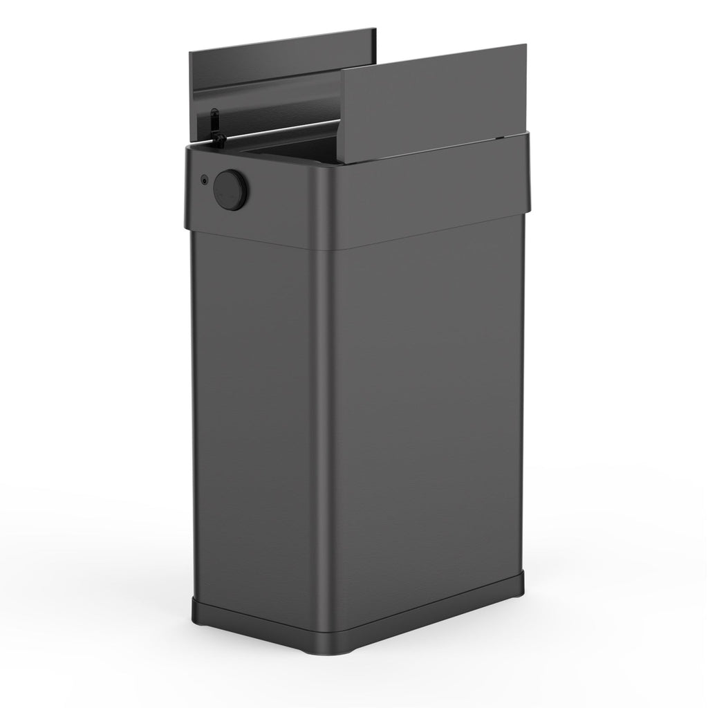 Silverlake Bote de Basura Automático de Acero Inoxidable - 60L - Negro