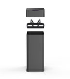 Silverlake Bote de Basura Automático de Acero Inoxidable - 60L - Negro