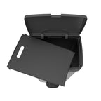 Picea - Cubo con pedal para reciclaje selectivo 70L - Blanco