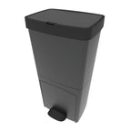Picea Pedal Sorting Bin - 70L - 3 Bins - Gray