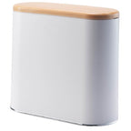 Aldo Push Bathroom Bin - 10L - Wood
