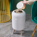Limo - 9L Push Bathroom Bin - Wood