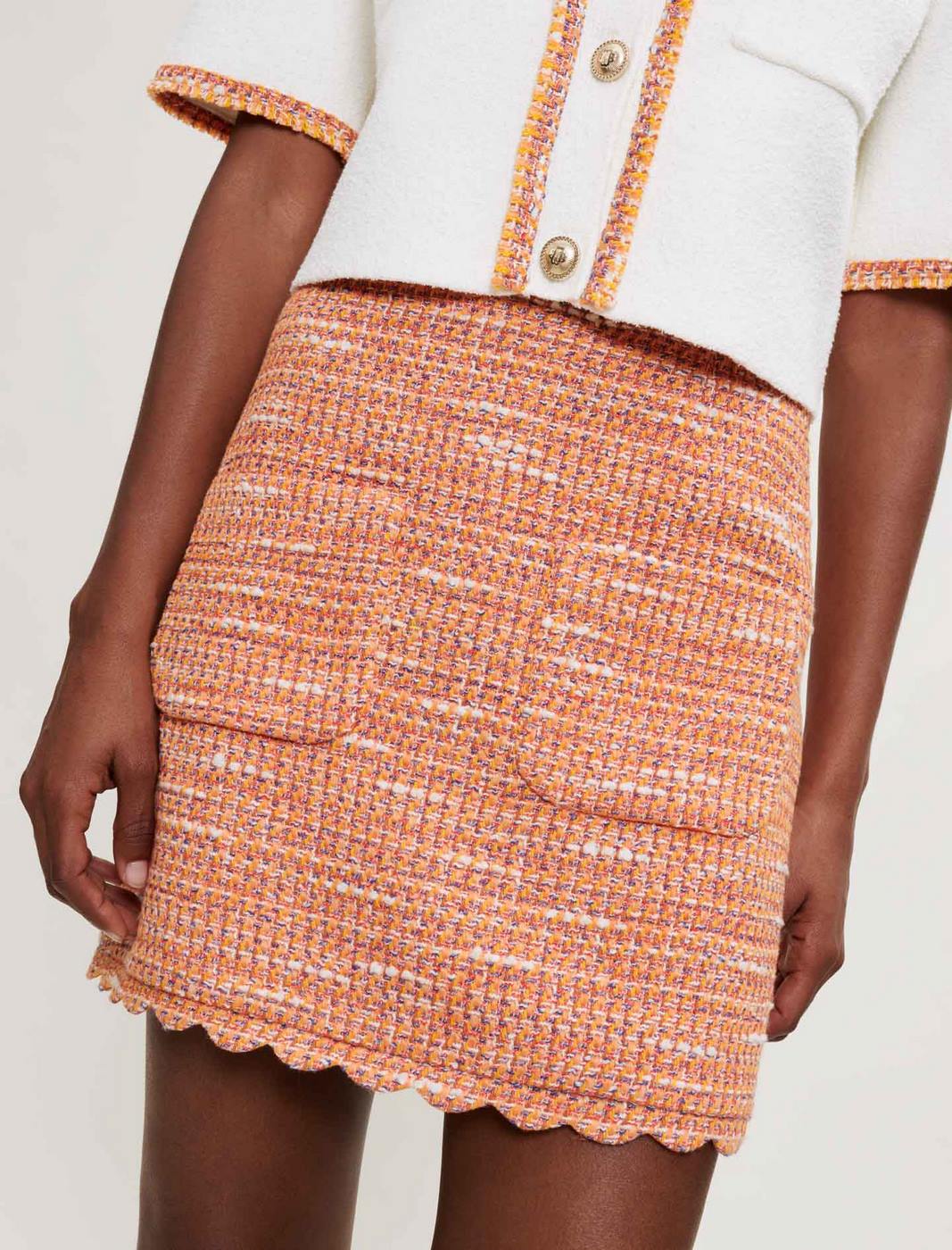 Maje - Falda Jimoda - Naranja