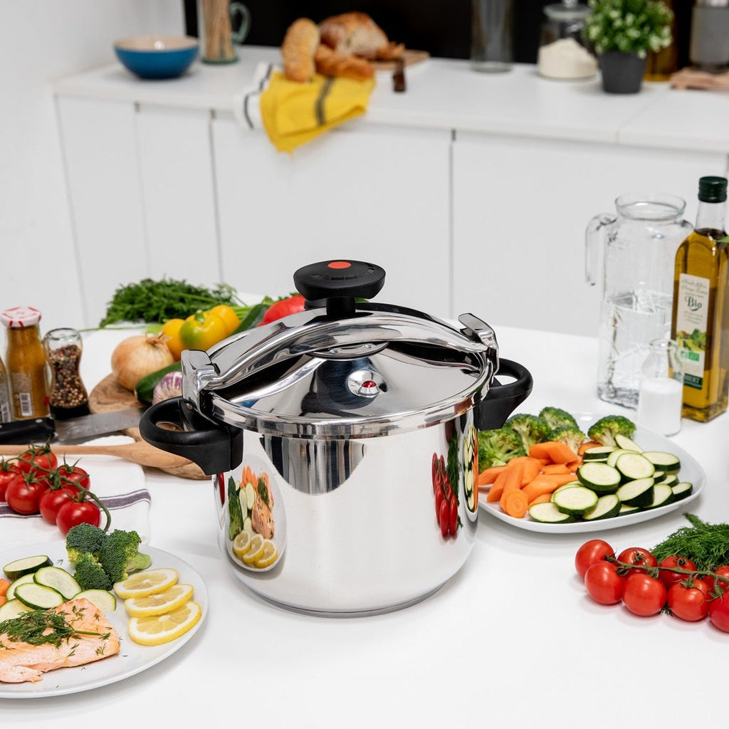 Classique - Autocuiseur À Étrier Inox 8L - Acier Inoxydable - Argent