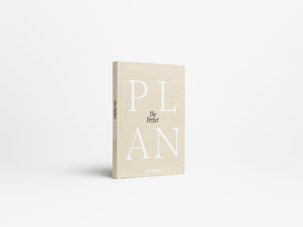 Weekly Planner - The Perfect Plan, Beige