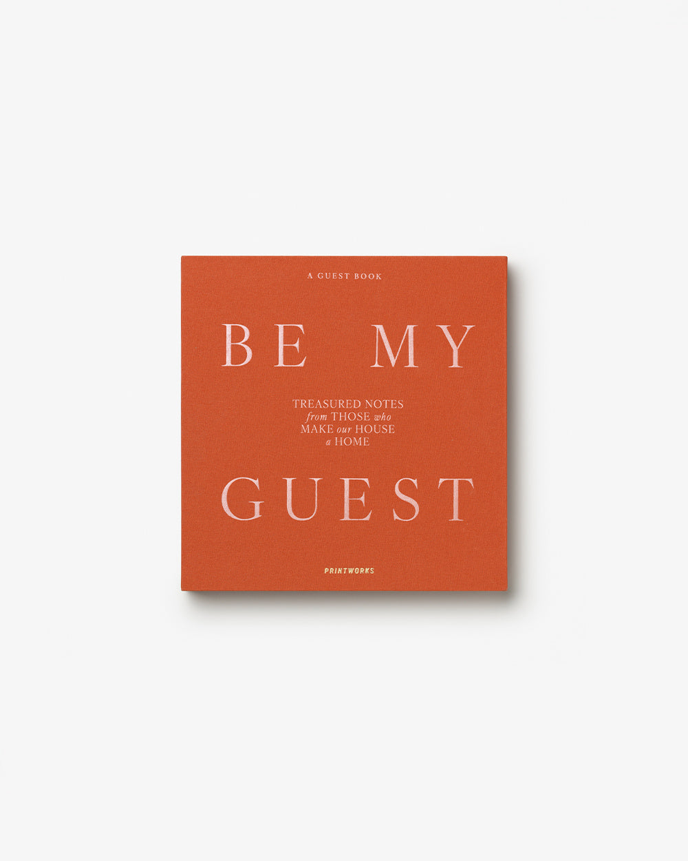 Guest Book - Pink/Rust