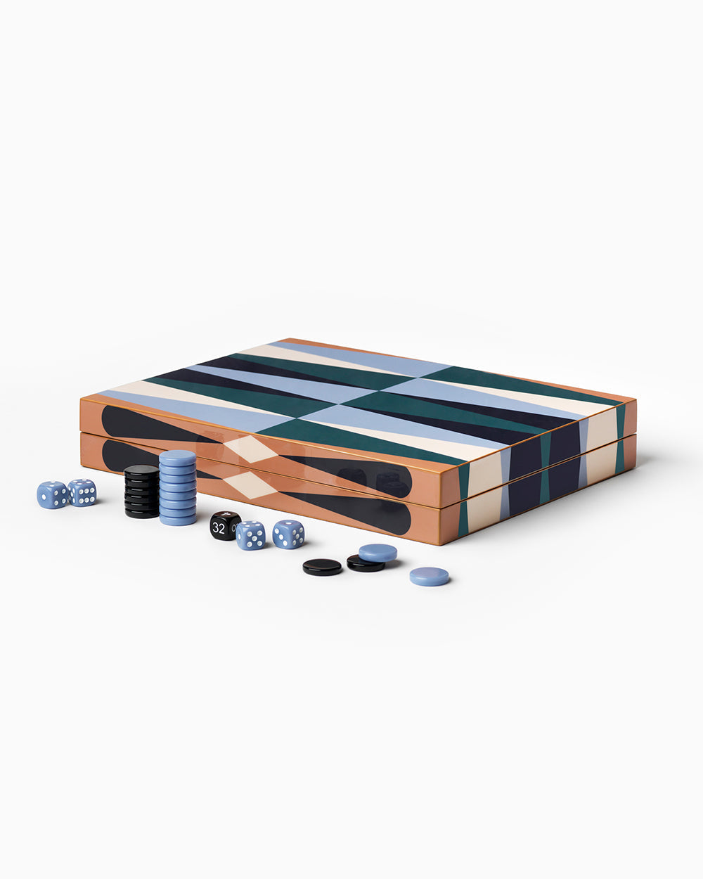 Backgammon Laqué