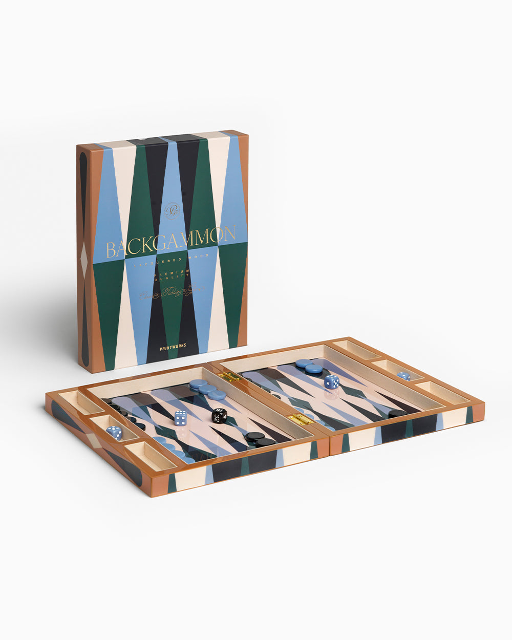 Backgammon Laqué