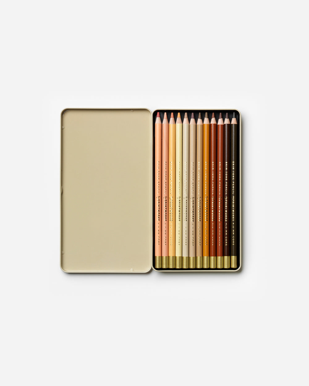 12 Coloured Pencils - Skin Tones