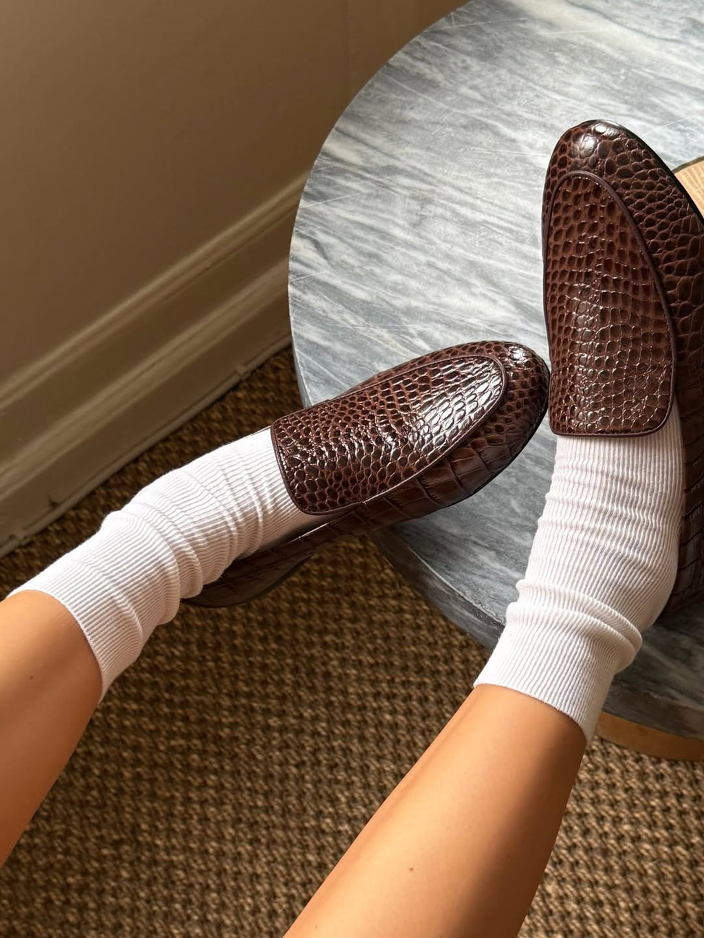 Cosmic Whisper Loafers - Brown