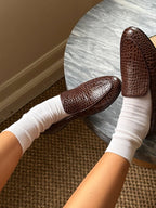 Cosmic Whisper Loafers - Brown