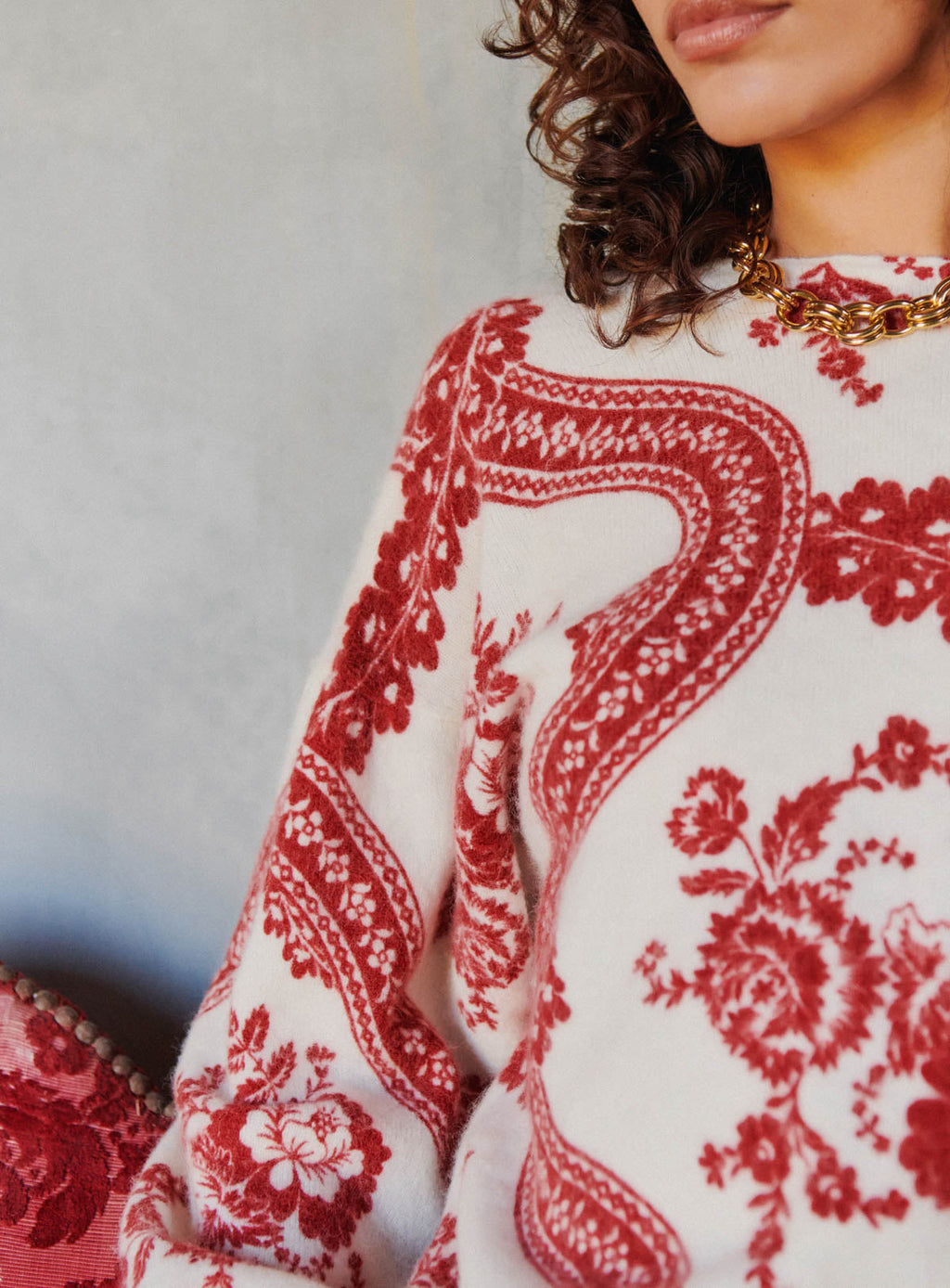 Mayden Sweater - Burgundy