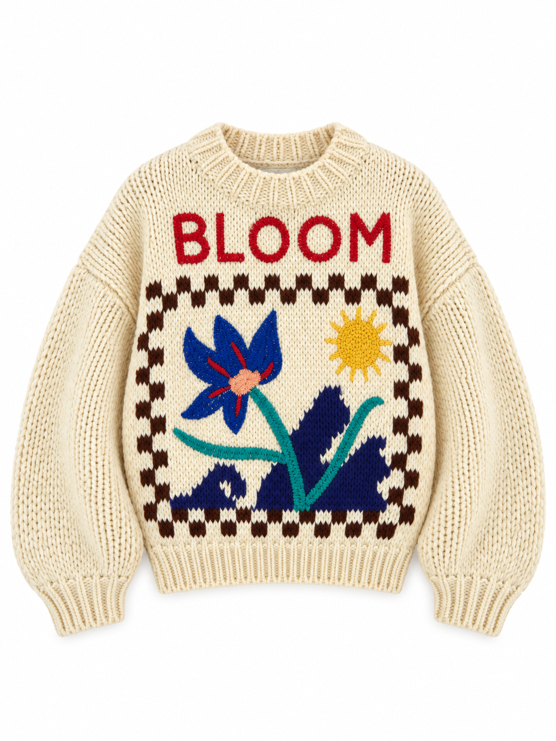 Pull Bloom Écru