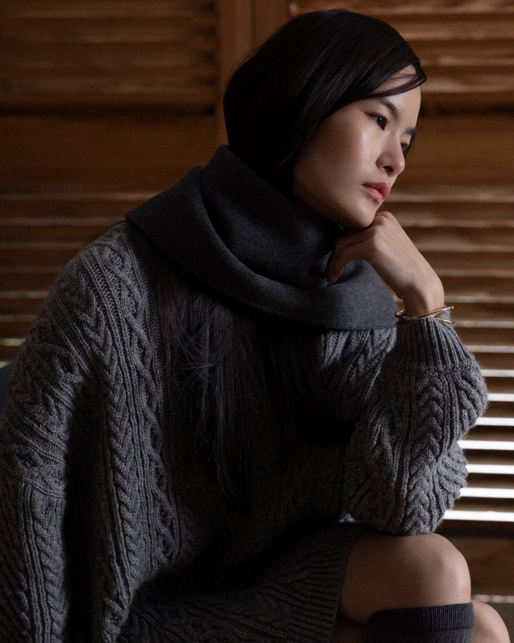 Pull Oversize Gris Saverio