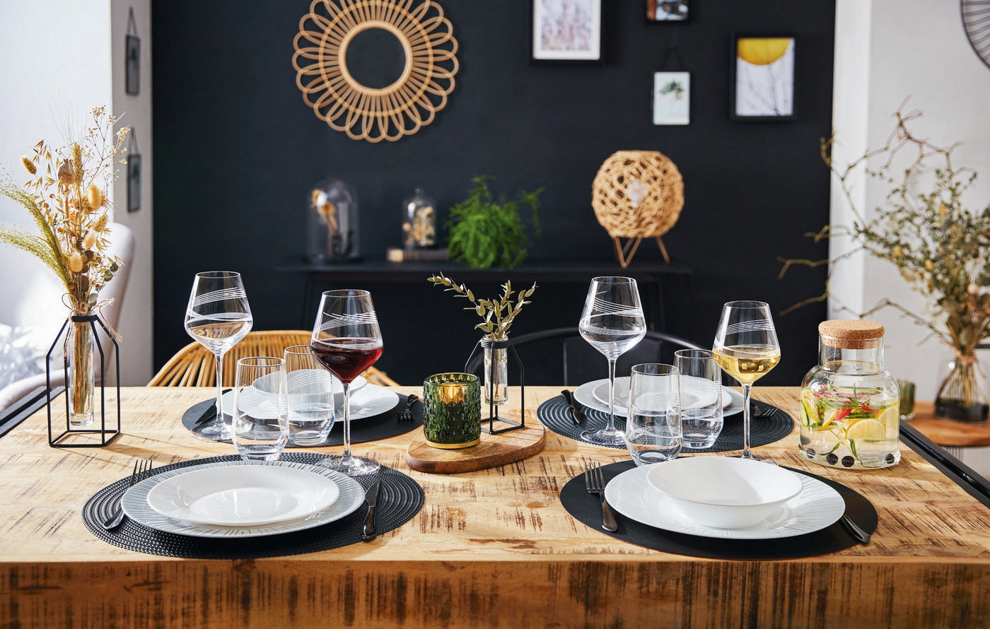 Intense - 4 Stemmed Glasses - Ultra-Resistant - 47cl - Cristal D'Arques