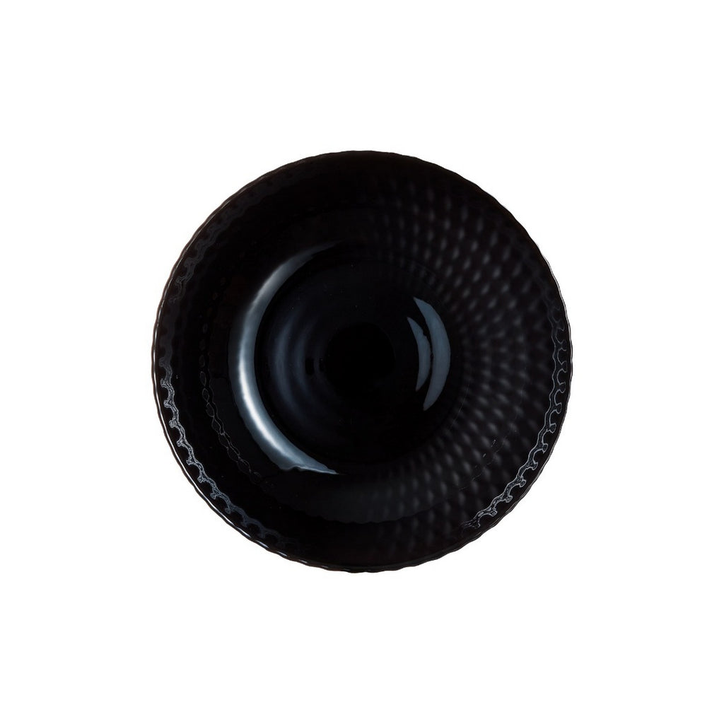 Pampille - 6 Soup Plates - Black - 20cm - Luminarc
