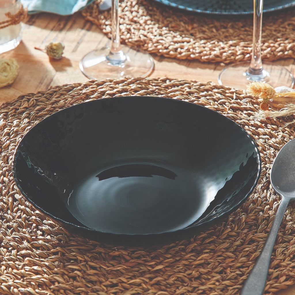 Pampille - 6 Soup Plates - Black - 20cm - Luminarc
