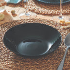 Pampille - 6 Soup Plates - Black - 20cm - Luminarc