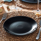 Pampille - 6 Dessert Plates - Black - 19cm - Luminarc