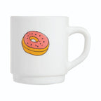 Pop Gourmandise - 6 Donut Mugs - White - 29cl - Luminarc
