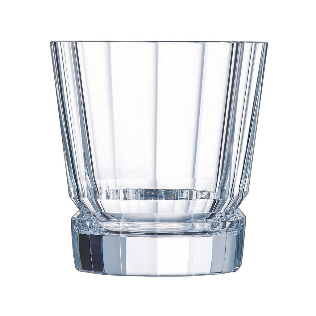 Macassar - 6 Water Glasses - Ultra-Transparent Glass with Vintage Design - 32cl - Cristal d'Arques