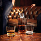 Macassar - 6 Water Glasses - Ultra-Transparent Glass with Vintage Design - 32cl - Cristal d'Arques