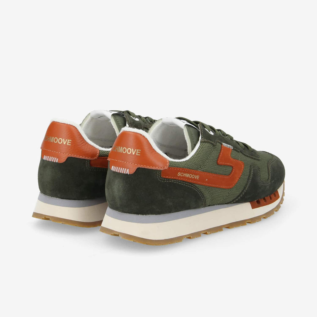 Athene Runner M - Suede/Knit/Nub. - Kaki/Kaki/Terra